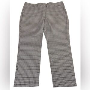 Ann Taylor Factory 36x27 Plaid Multicolor Pants - Women’s 14